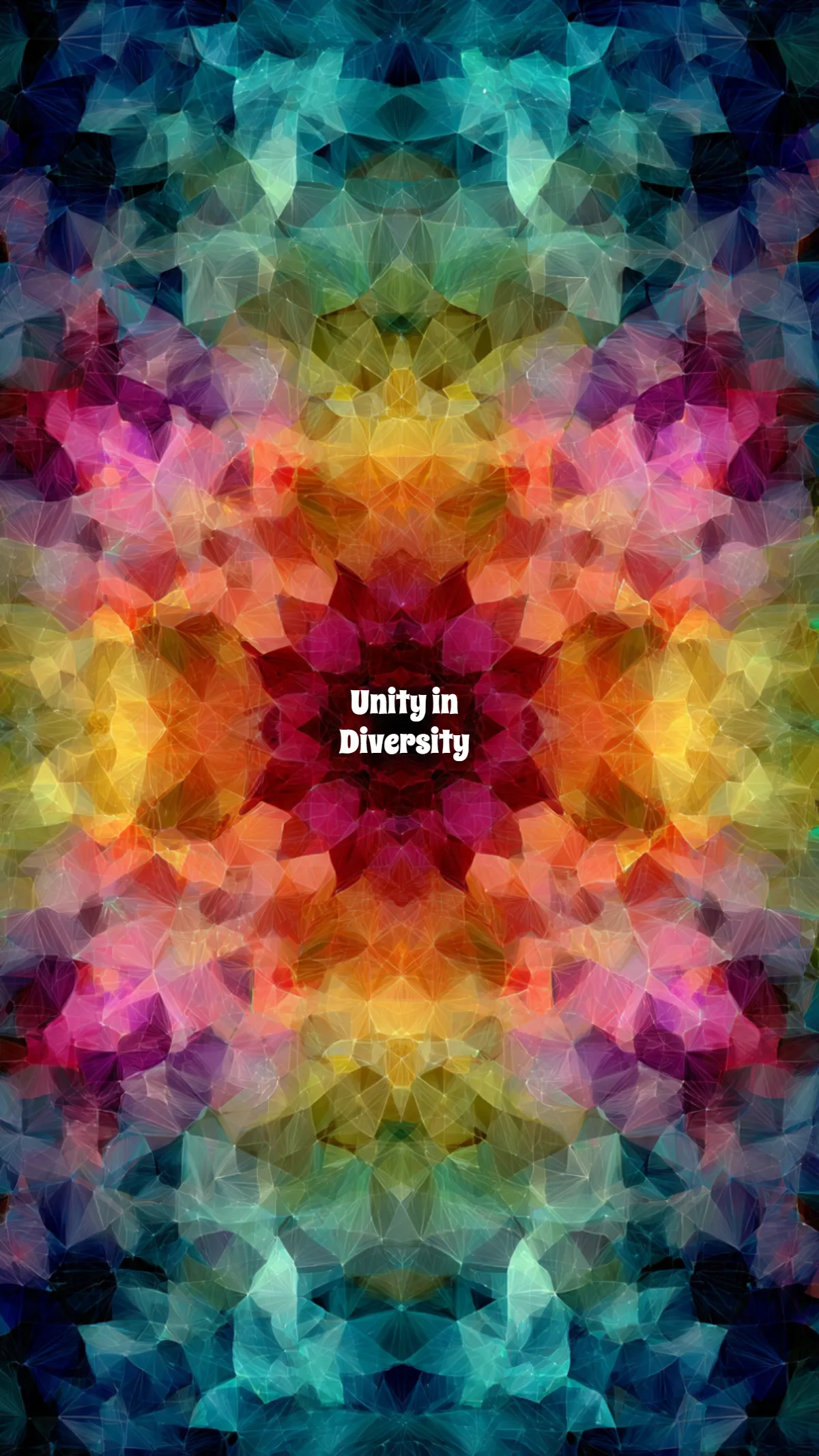 Free Color Kaleidoscope Holi Wallpaper Template to Edit Online