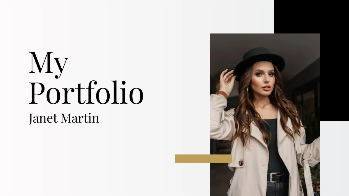 Free Graphic Designer Portfolio Presentation Template to Edit Online