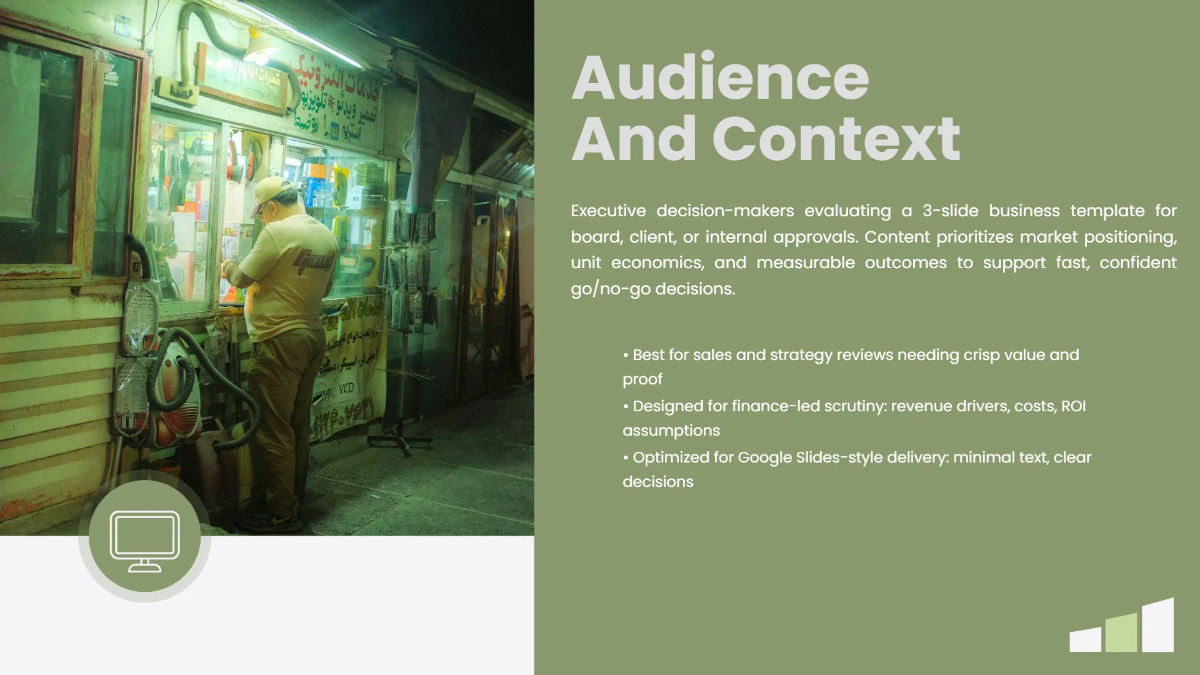 Free Professional Business Presentation Template to Edit Online