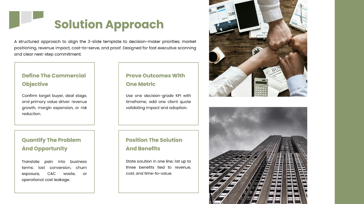 Free Professional Business Presentation Template to Edit Online