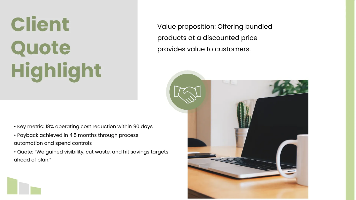 Free Professional Business Presentation Template to Edit Online