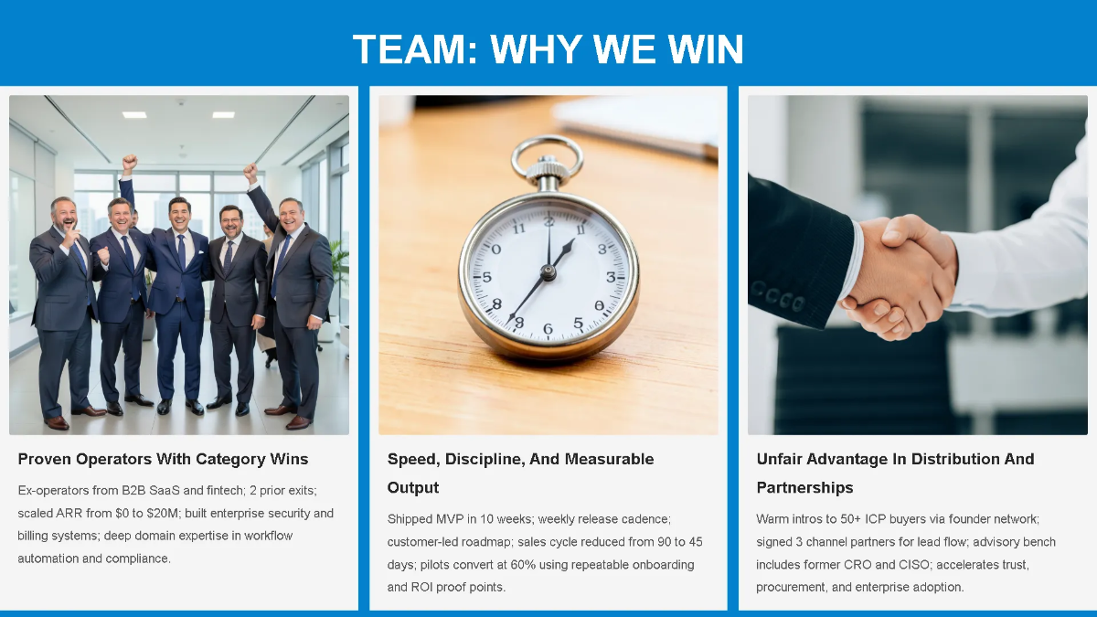 Free Startup Pitch Contest Presentation Deck Template to Edit Online