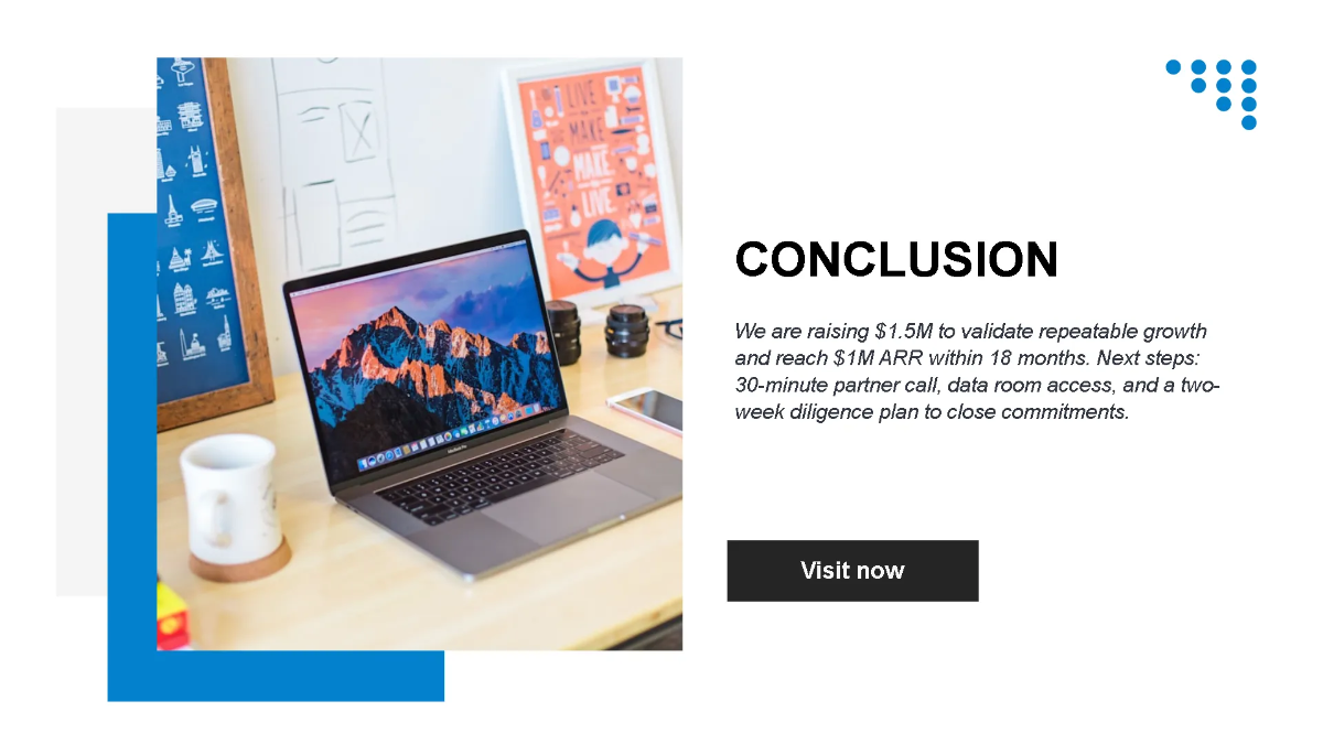 Free Startup Pitch Contest Presentation Deck Template to Edit Online