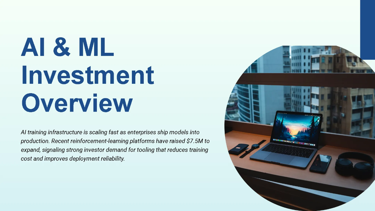 Free AI & Machine Learning Investor Pitch Deck Template to Edit Online