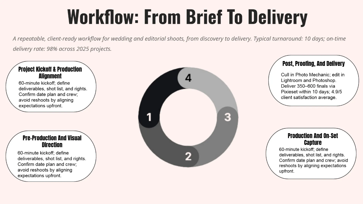 Free Photographer Portfolio Presentation Template to Edit Online