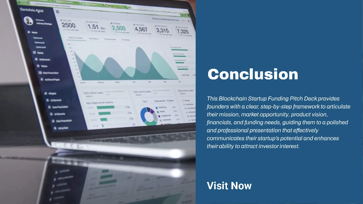 Free Blockchain Startup Funding Pitch Deck Template to Edit Online