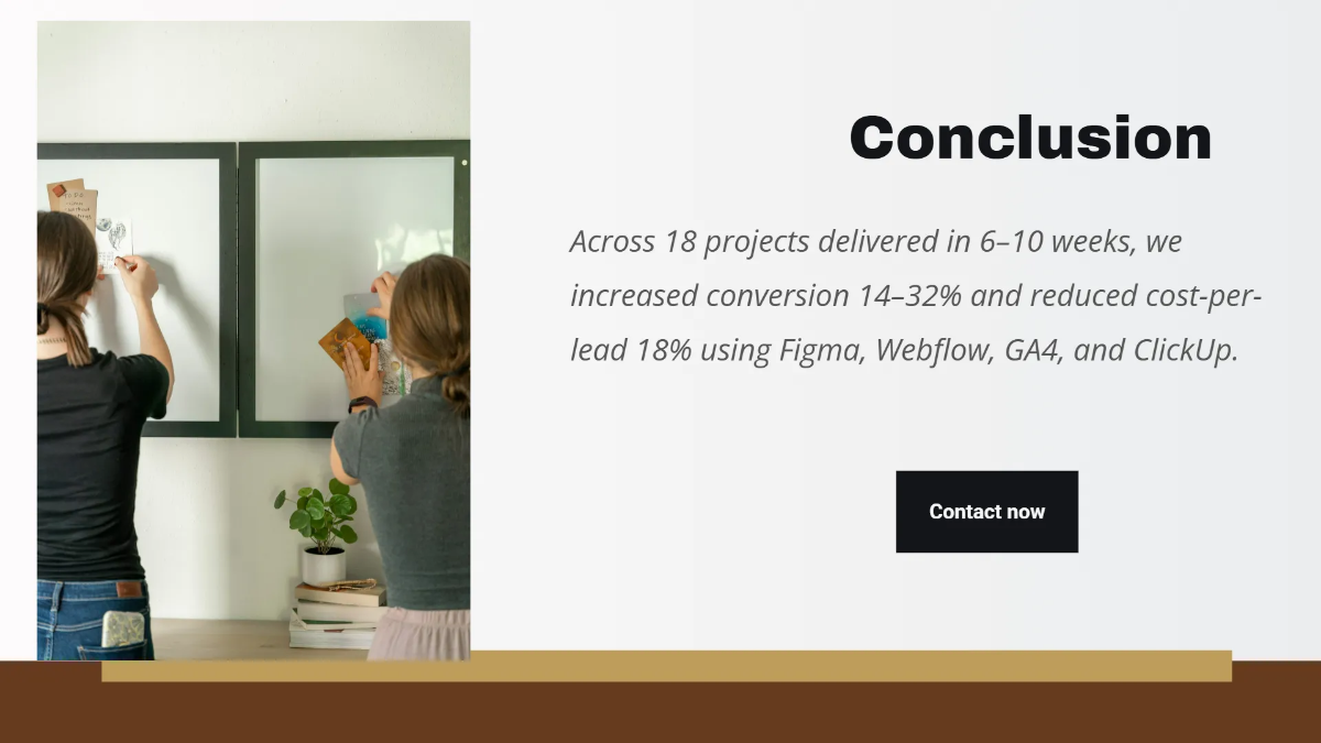 Free Creative Agency Portfolio Deck Template to Edit Online