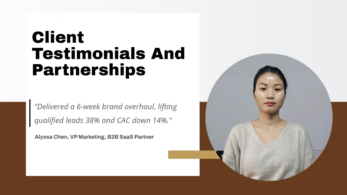 Free Creative Agency Portfolio Deck Template to Edit Online