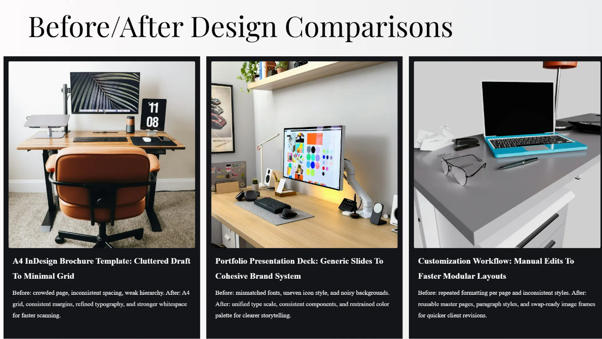 Free Minimalist Portfolio Presentation Template to Edit Online