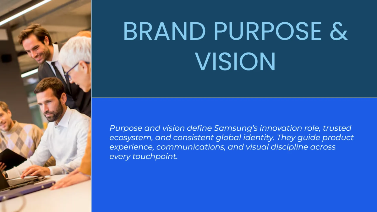 Free Samsung Brand Identity Deck Template to Edit Online