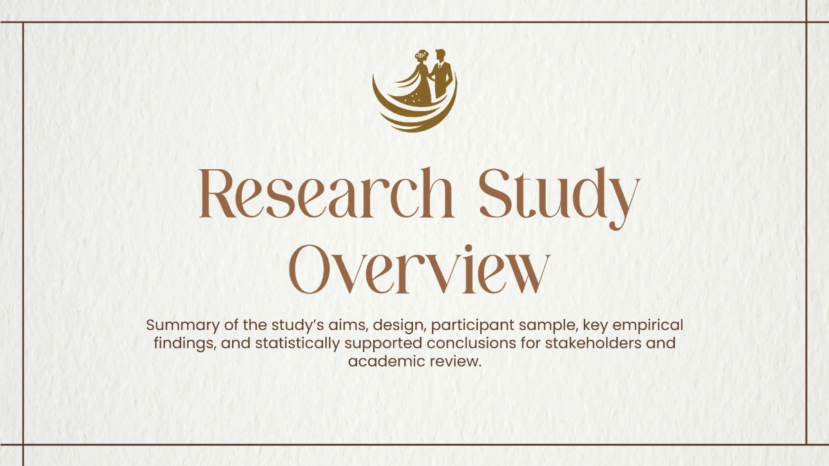 Academic Research Presentation Template