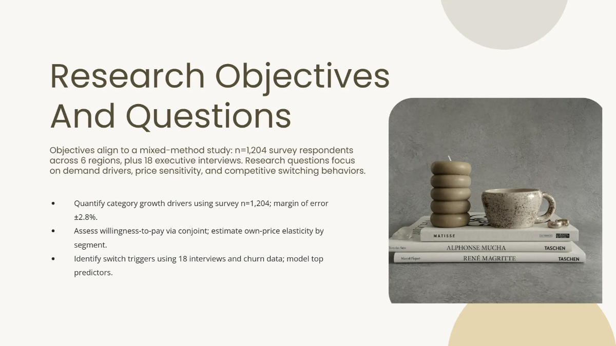 Free Market Research Analysis Deck Template to Edit Online