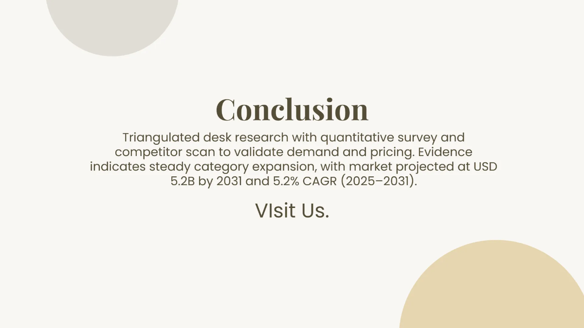 Free Market Research Analysis Deck Template to Edit Online