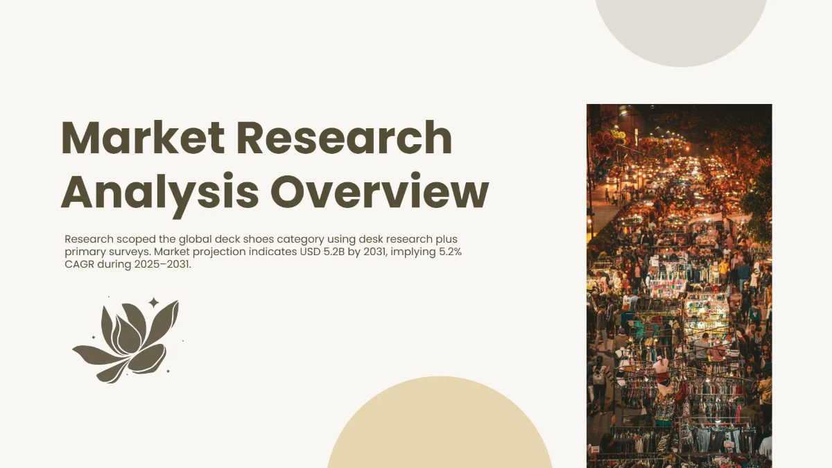 Free Market Research Analysis Deck to Edit Online