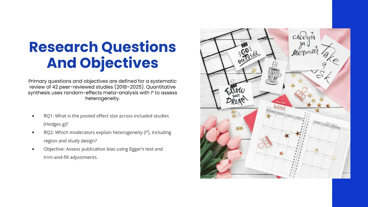 Free Research Findings Presentation Slides Template to Edit Online