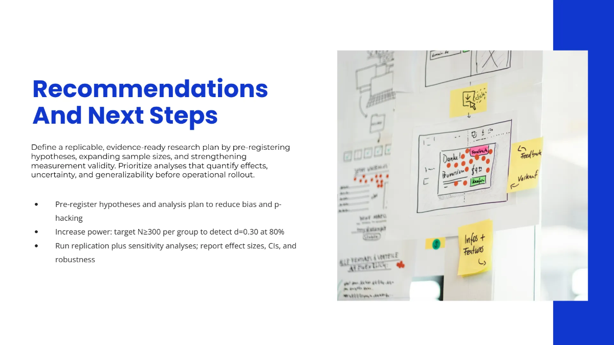 Free Research Findings Presentation Slides Template to Edit Online