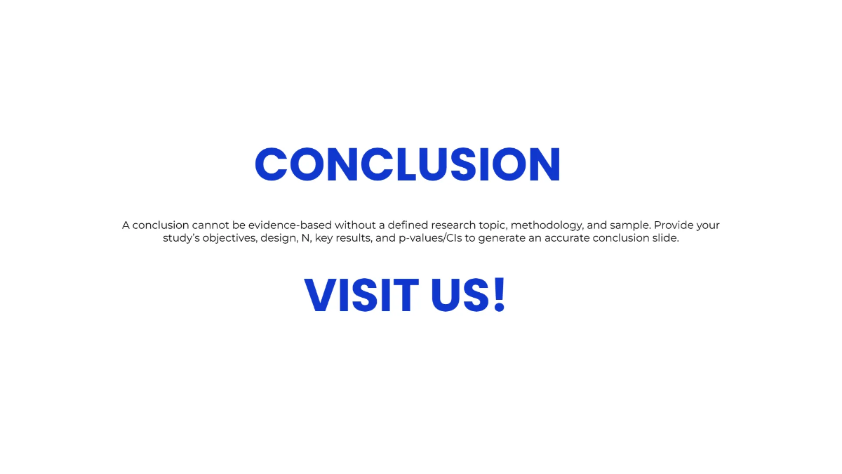 Free Research Findings Presentation Slides Template to Edit Online