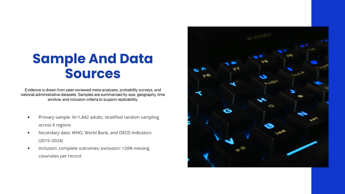 Free Research Findings Presentation Slides Template to Edit Online