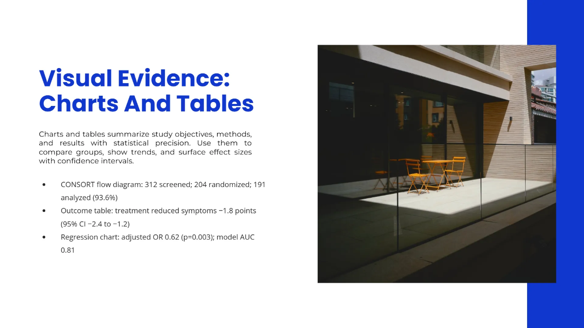 Free Research Findings Presentation Slides Template to Edit Online