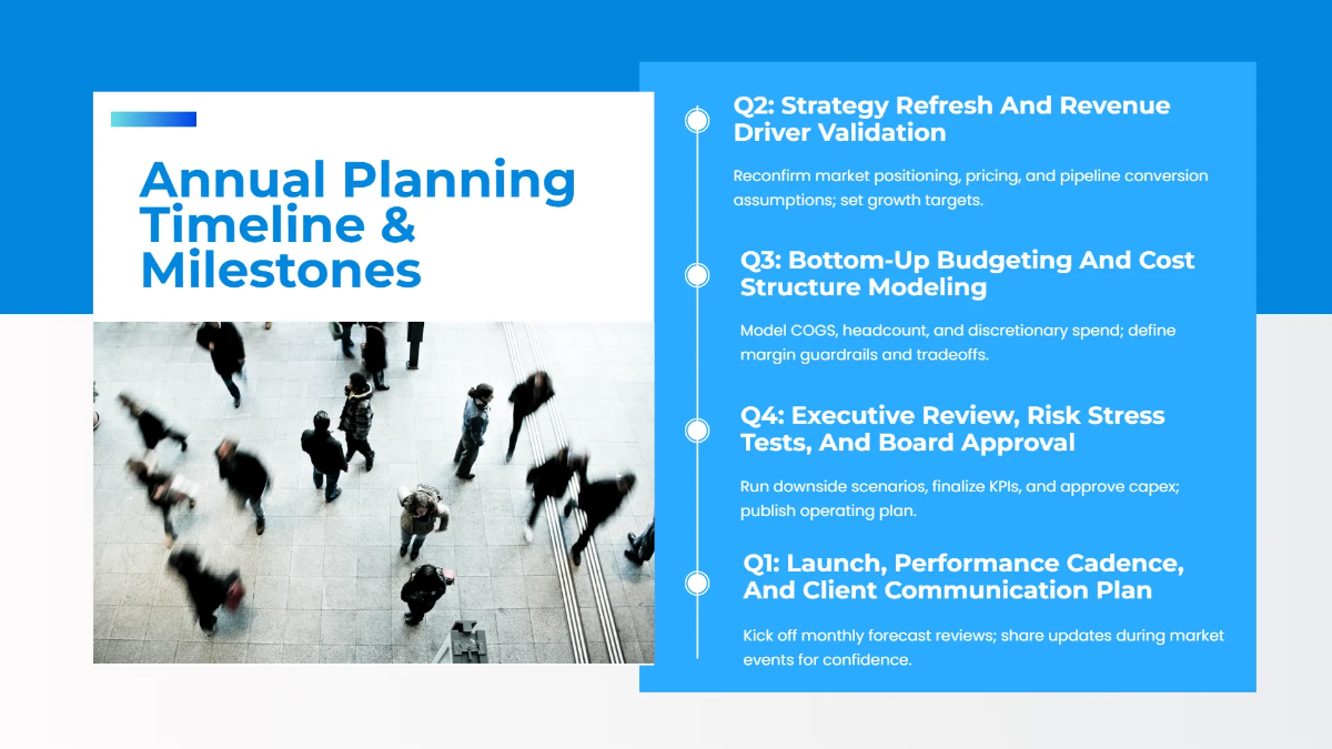 Free Corporate Financial Planning Presentation Template to Edit Online