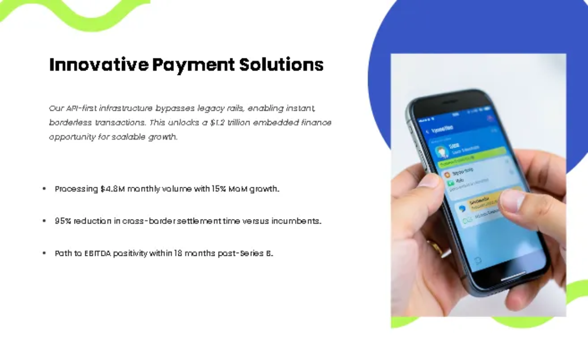 Free Fintech Venture Capital Pitch Deck Template to Edit Online