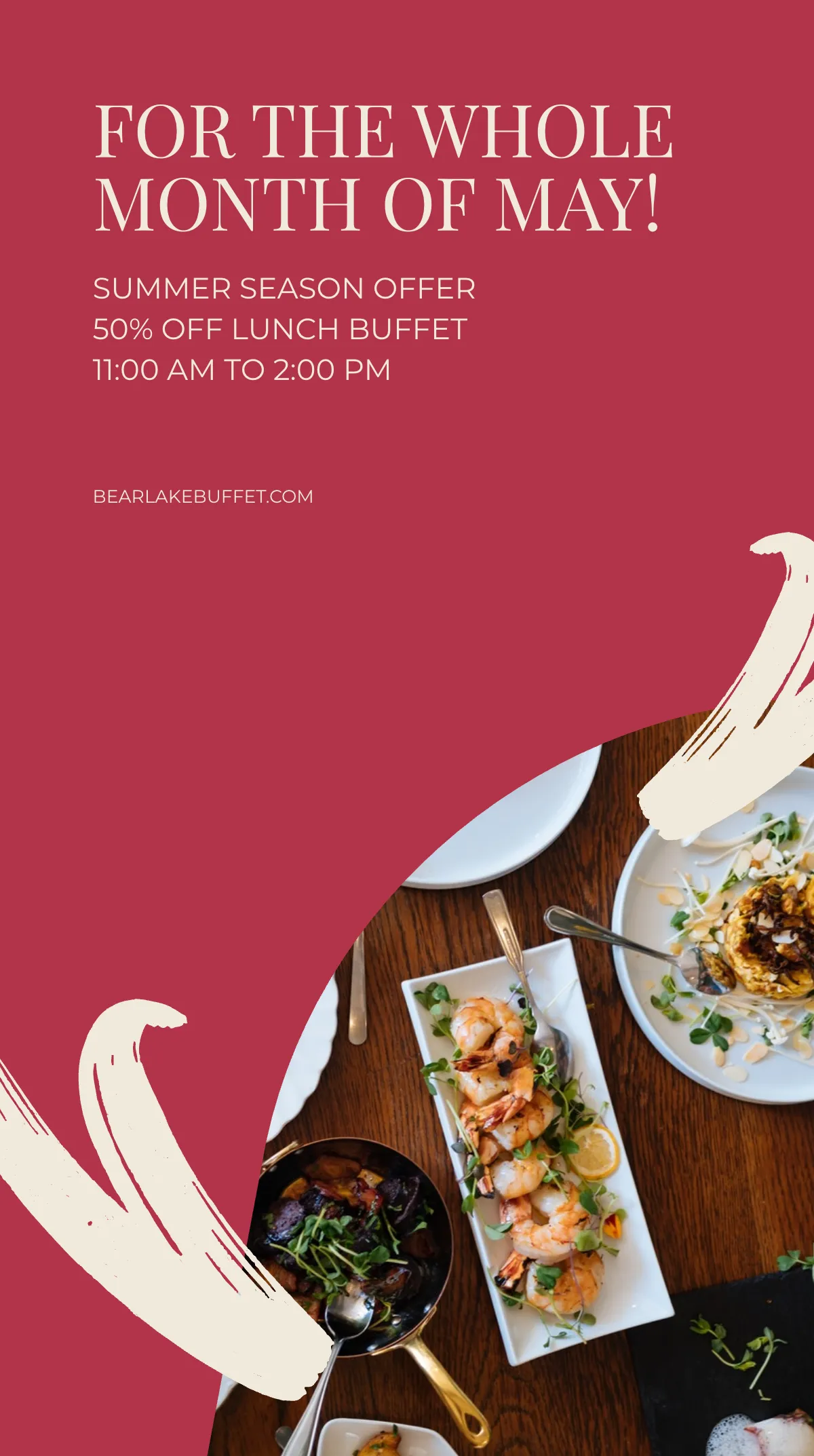 Free Restaurant Offer Instagram Story Template to Edit Online
