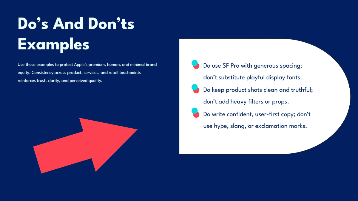 Free Apple Brand Guidelines Presentation Template to Edit Online