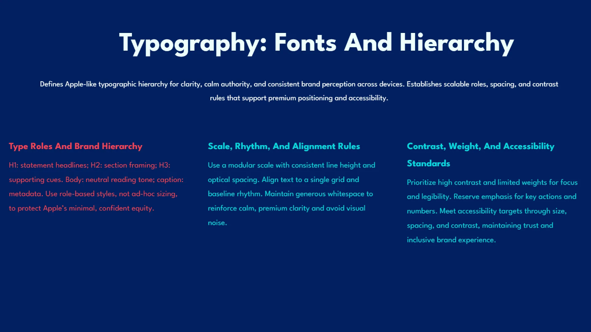 Free Apple Brand Guidelines Presentation Template to Edit Online