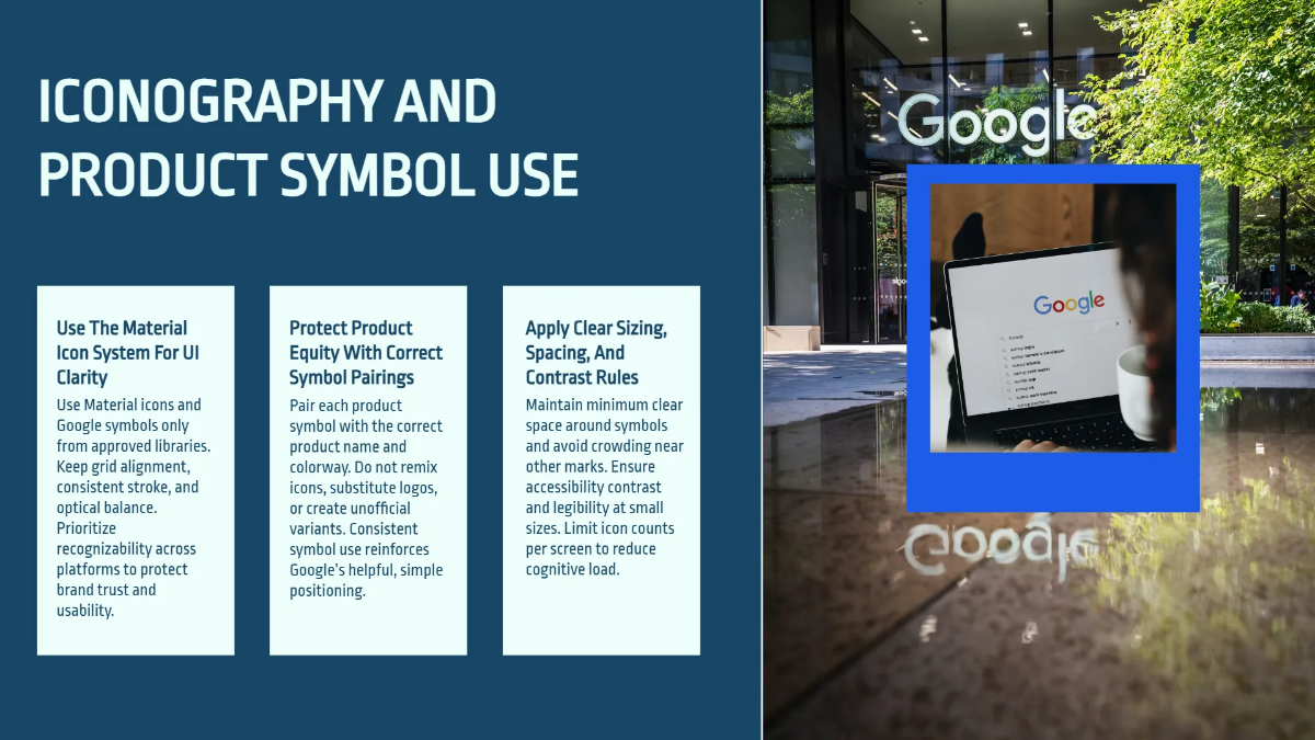Free Google Brand Guidelines Slides Template to Edit Online