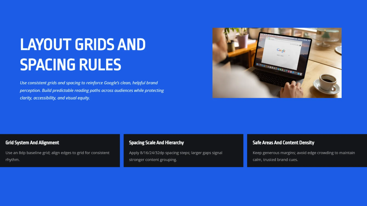 Free Google Brand Guidelines Slides Template to Edit Online