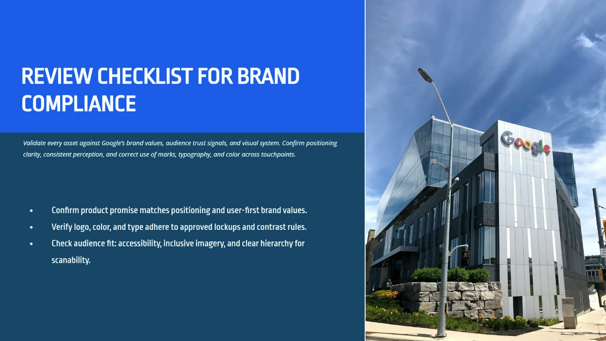 Free Google Brand Guidelines Slides Template to Edit Online