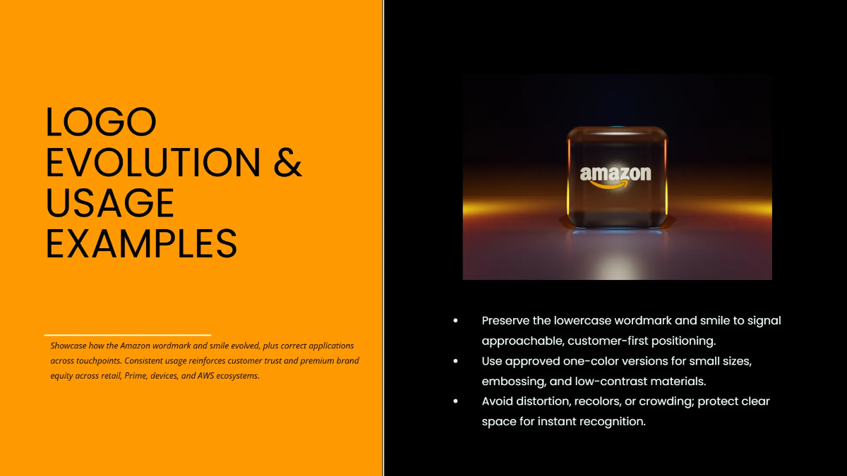 Free Amazon Brand Identity Presentation Template to Edit Online