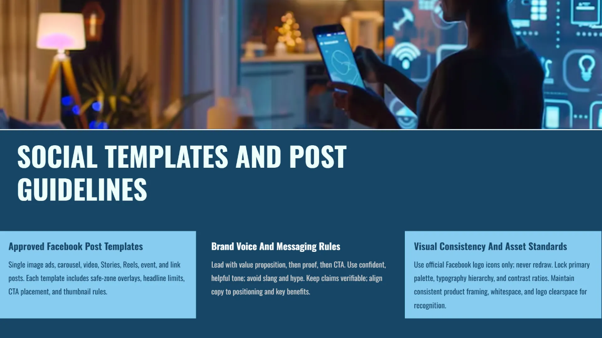 Free Facebook Branding Deck Template to Edit Online