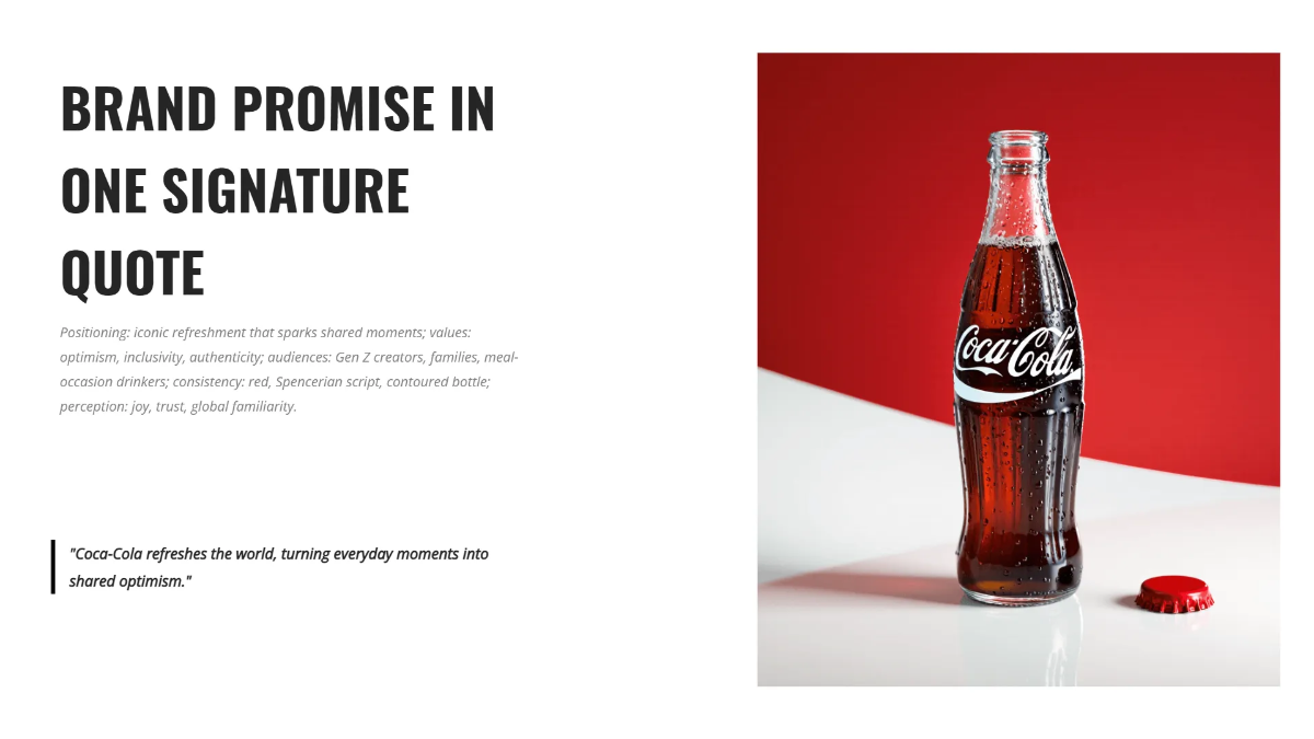 Free Coca-Cola Brand Presentation Slides Template to Edit Online
