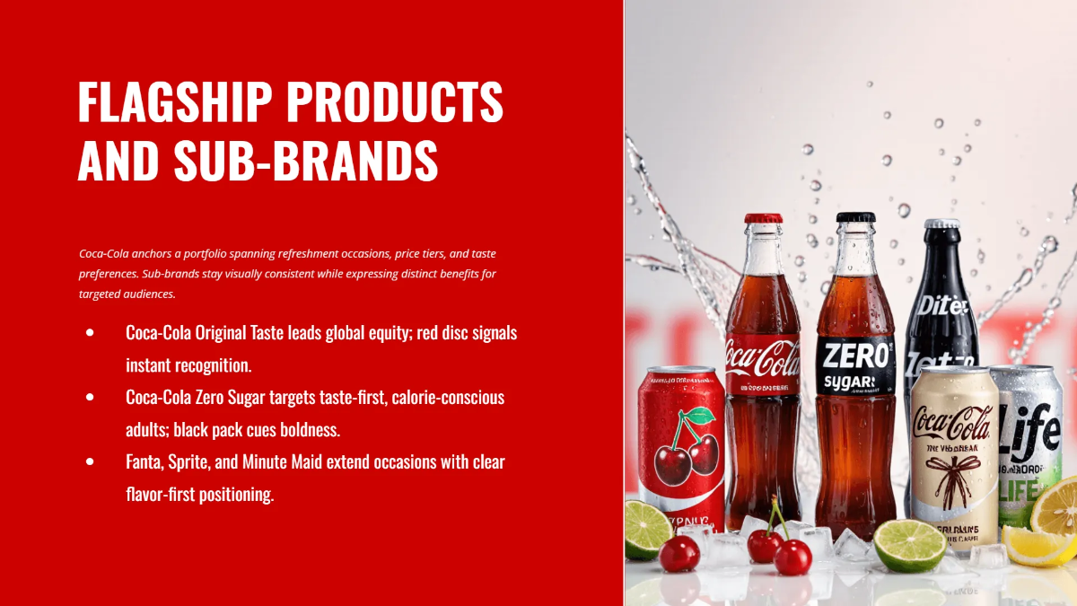 Free Coca-Cola Brand Presentation Slides Template to Edit Online