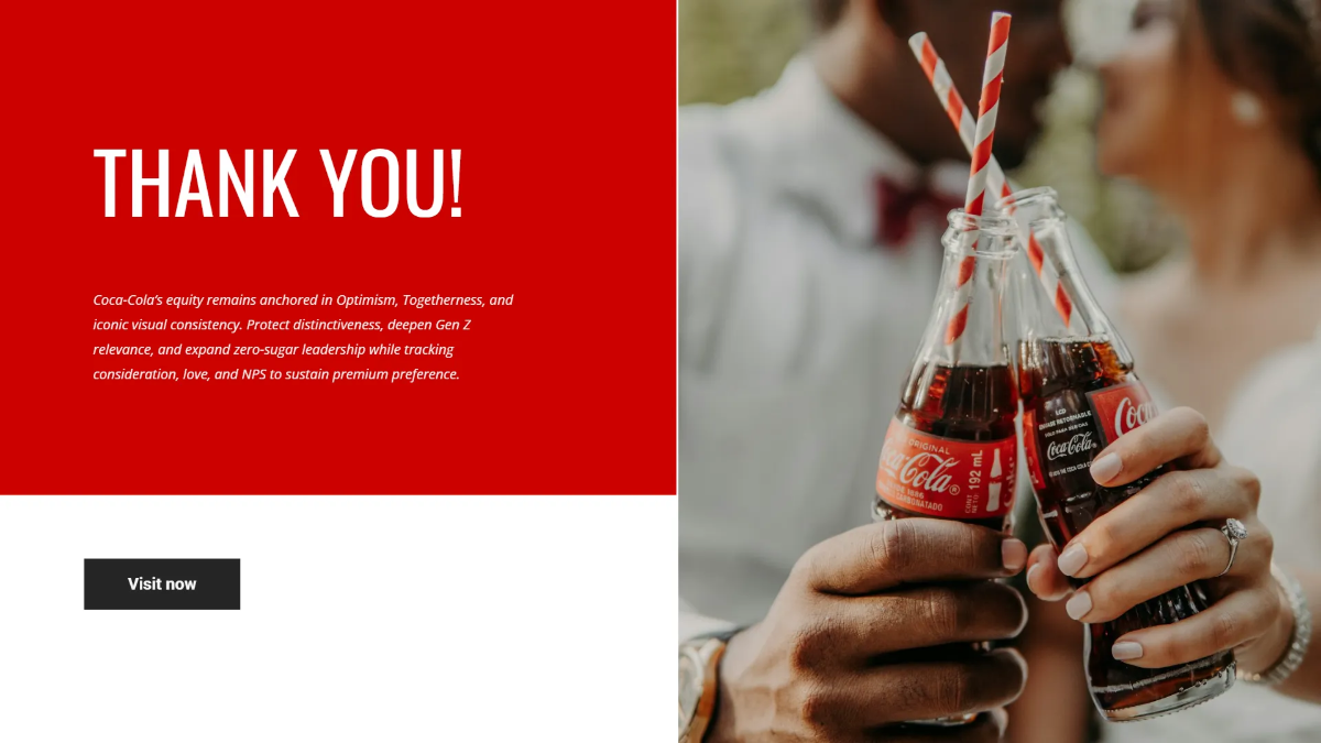 Free Coca-Cola Brand Presentation Slides Template to Edit Online
