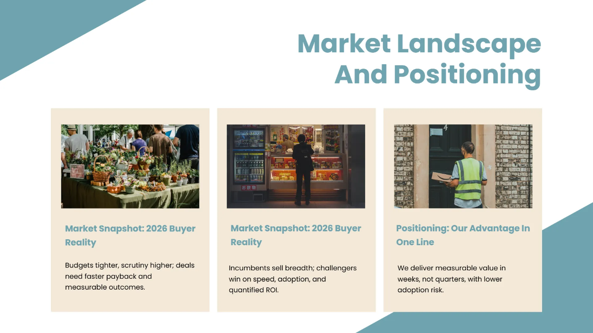 Free Sales Strategy Presentation Deck Template to Edit Online