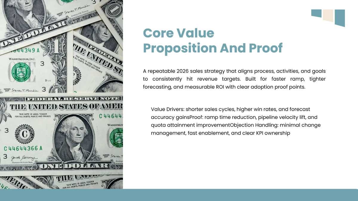 Free Sales Strategy Presentation Deck Template to Edit Online