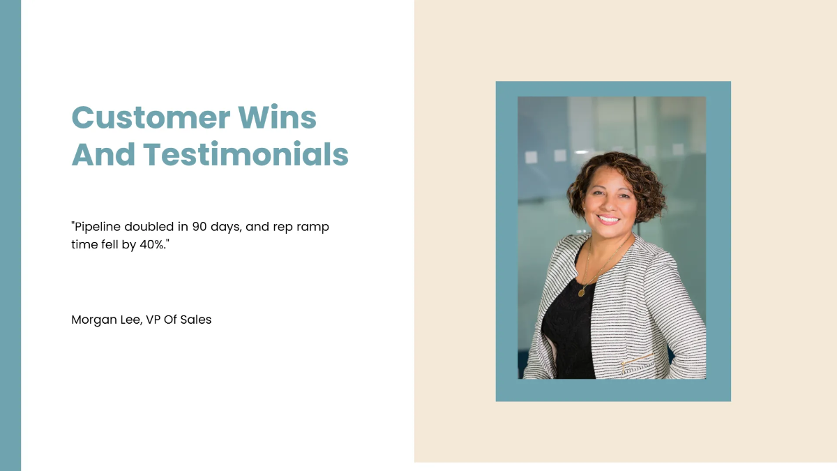 Free Sales Strategy Presentation Deck Template to Edit Online