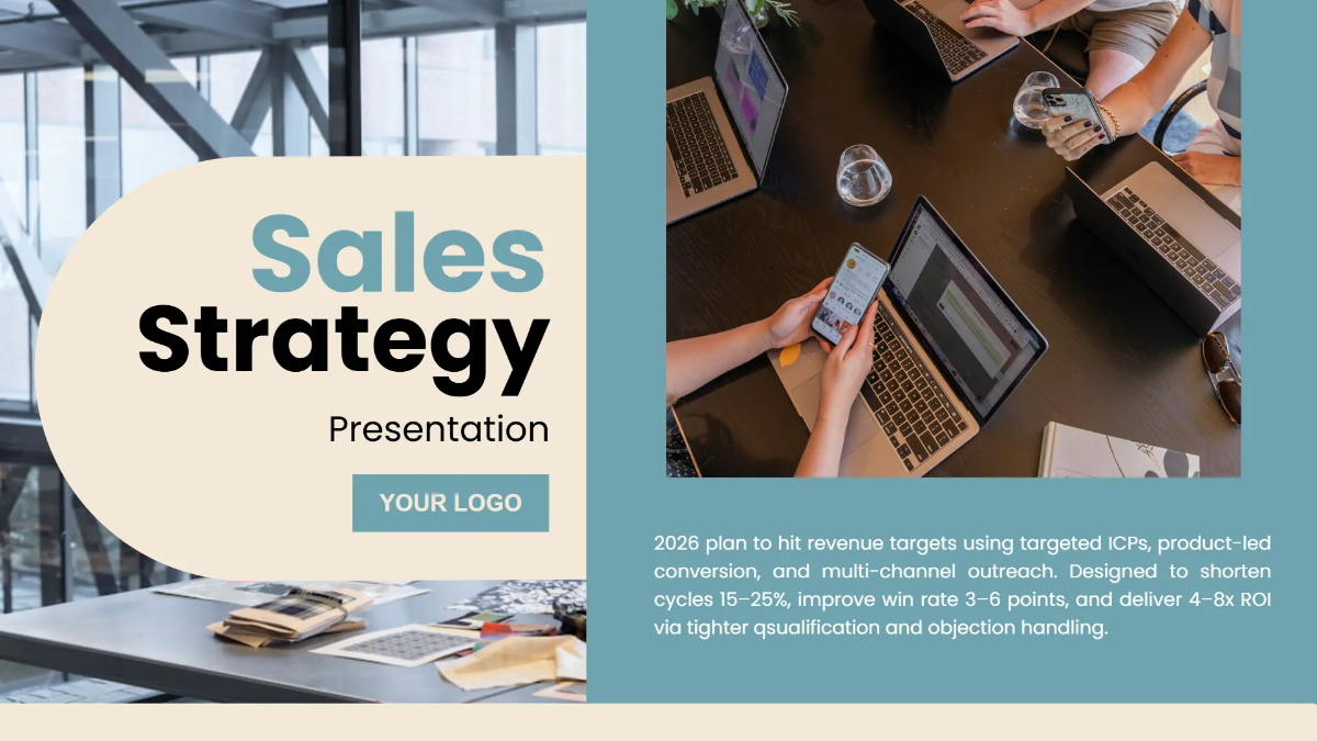 Free Sales Strategy Presentation Deck to Edit Online