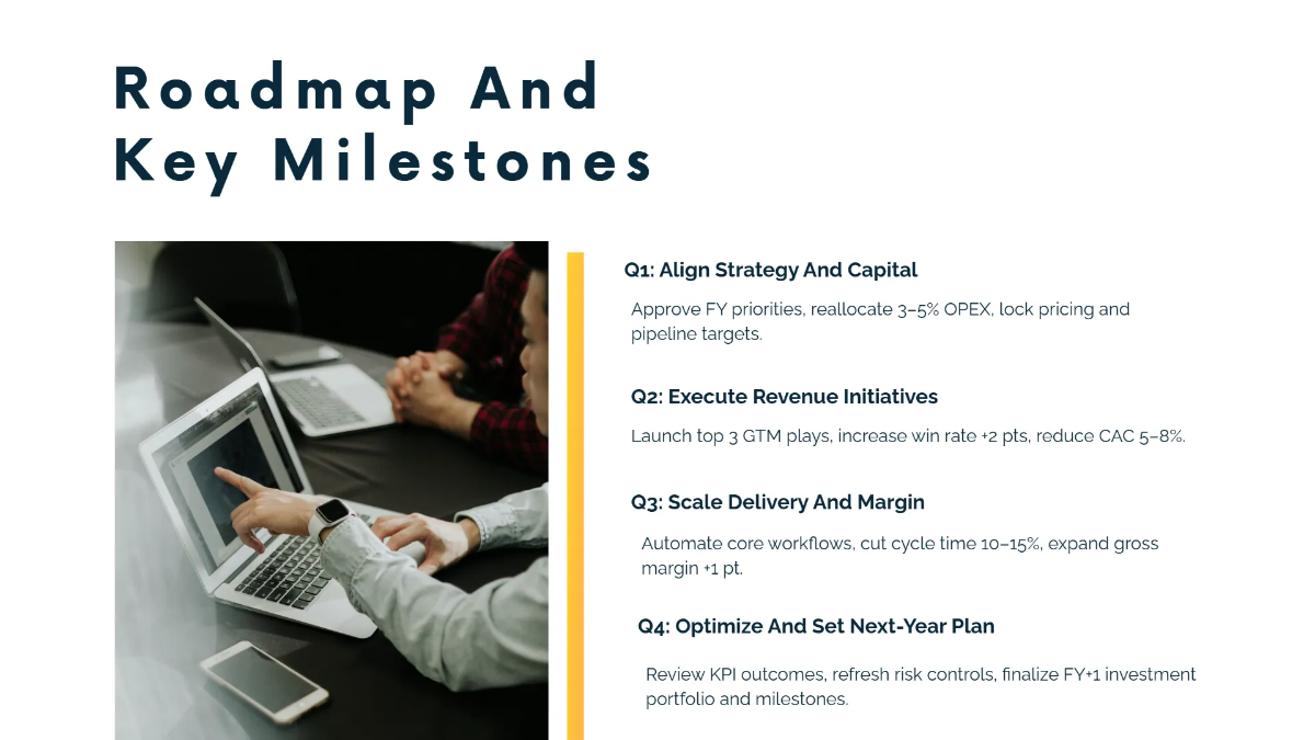 Free Executive Leadership Presentation Template to Edit Online