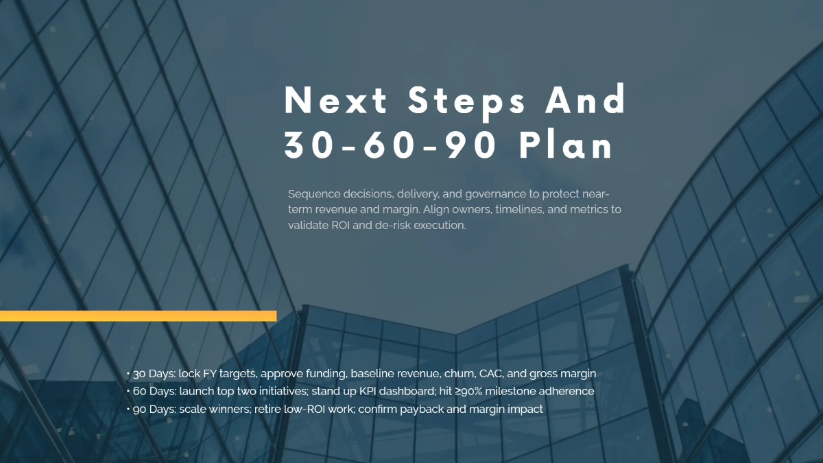 Free Executive Leadership Presentation Template to Edit Online