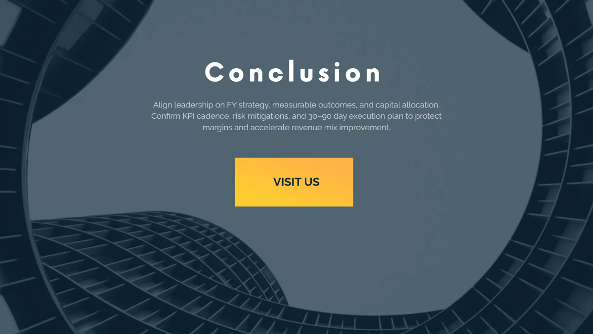 Free Executive Leadership Presentation Template to Edit Online