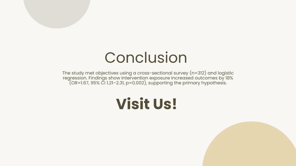 Free Graduate Thesis Presentation Template to Edit Online