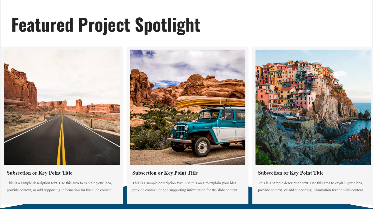 Free Illustrator Portfolio Deck Template to Edit Online