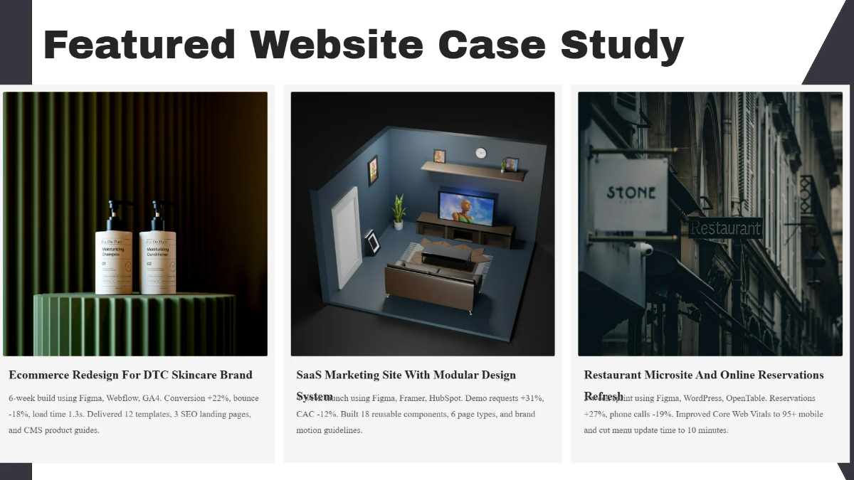 Free Web Designer Portfolio Presentation Template to Edit Online