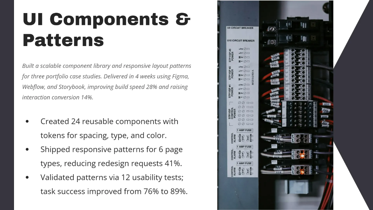 Free Web Designer Portfolio Presentation Template to Edit Online