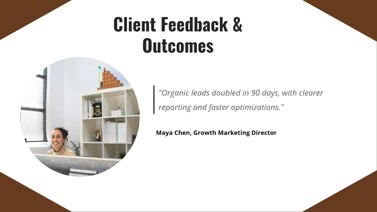 Free Digital Marketing Portfolio Presentation Template to Edit Online