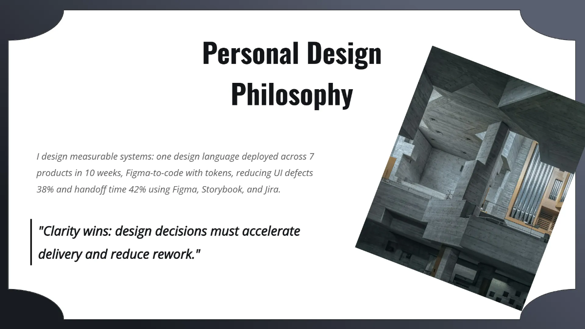 Free Modern Portfolio Presentation Template to Edit Online