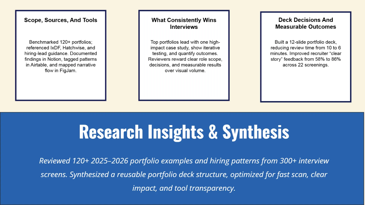 Free Product Designer Portfolio Deck Template to Edit Online